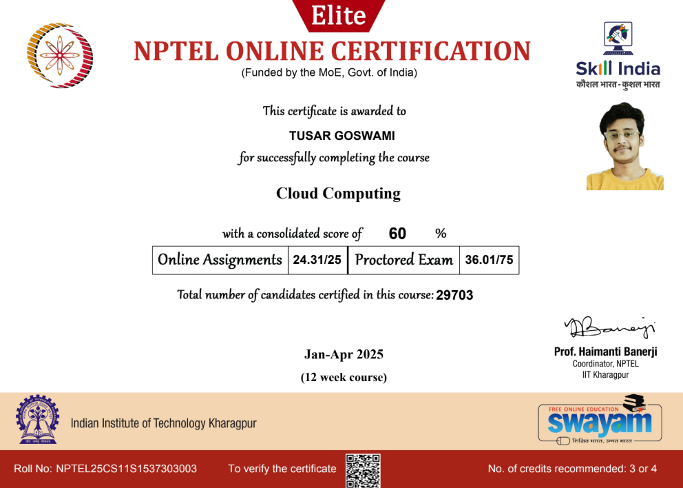 Cloud Computing Certificate